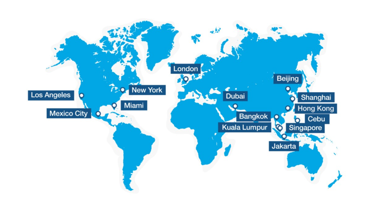 PP Offices Global Map