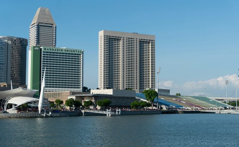 Cityscape Across Water, Marina Bay, Singapore