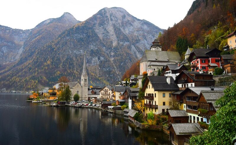 Hallstatt, Austria: Autumn Overlook
