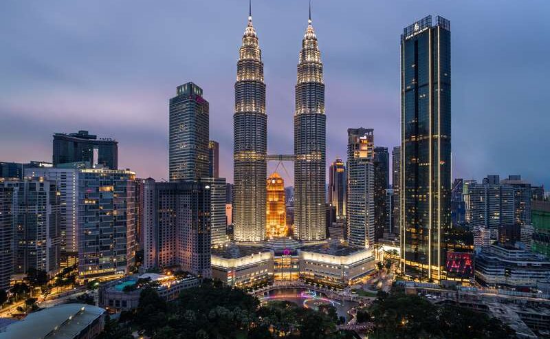 KLCC Sunset View From Trader's Hotel